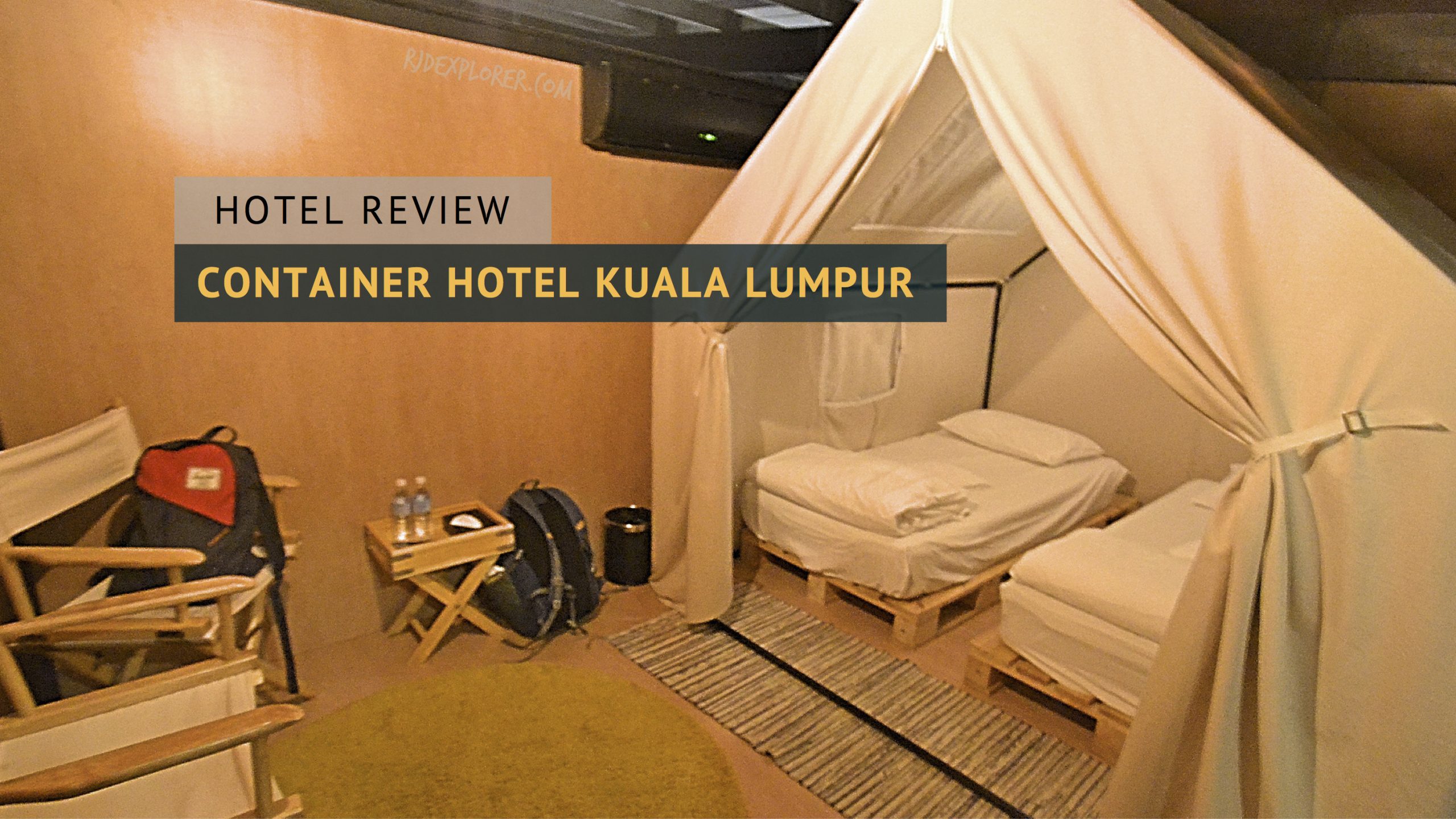 KUALA LUMPUR | Urban Camping in Container Hotel Kuala Lumpur