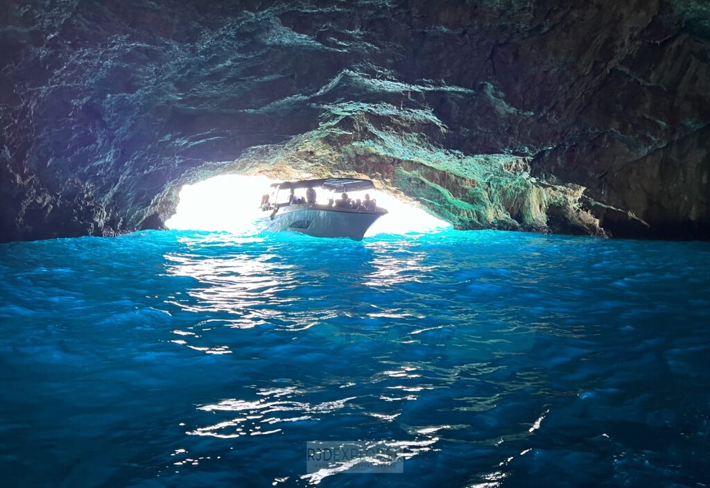 blue cave boka bay tour